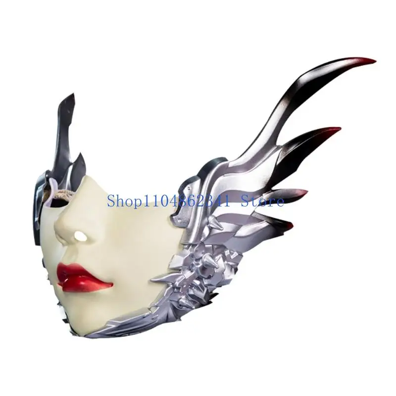 5asd Halloween Masker Mechanisch Vleugel Half Gezichtsmasker Mechanisch Masker Voor Vrouwen Mannen Halloween Maskerade Halloween