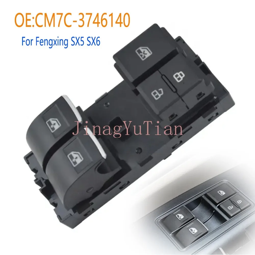 

Car Accessories for Dongfeng DFM FengXing CM7 Lingzhi M5 M5L M3 V3 M6 Electric Power Window Control Switch Button Auto Parts