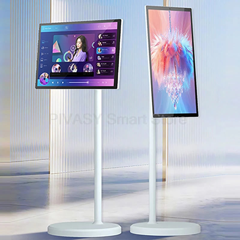 

13000mAH Big Long Battery-power Touch Screen Android 12 Smart TV 4+64G BFF device Rotatable Movable Monitor for Outdoor Live