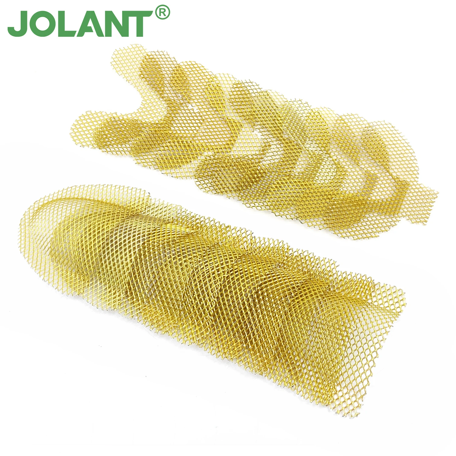 JOLANT 20pcs Dental Impression Metal Net Tray Denture Material Metal Palatal Reinforcement Mesh for Strengthen Upper/Lower Teeth