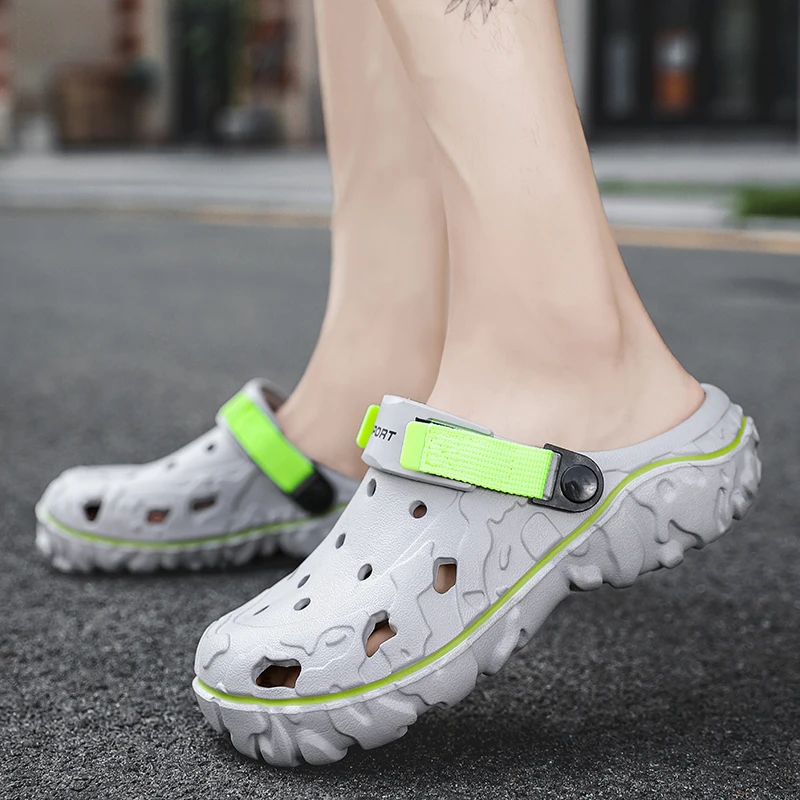 Sandalias Comodas Chanclas Para Andar Por Casa Sneskers-chanclas