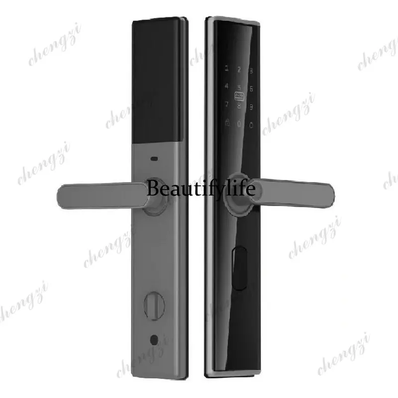 Smart door lock C-grade core finger vein double opening household lock security linkage fingerprint password lock