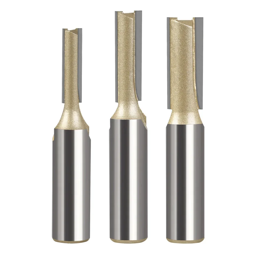 1pc12mm 12.7mm H30mm 2 Flutes Professional Level Straight Bit Reverse Carbide Router Bit Two Flute Router Bit CNC Milling Cutter