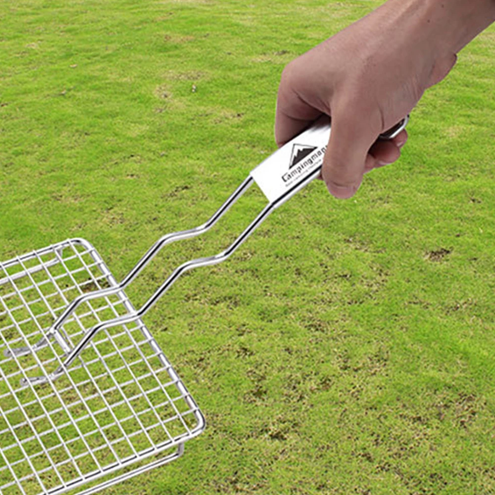 Grill Grate Lifter Stainless Steel Cooking Grid Lifter  bbq grill grate lifter bbq grill outdoor barbecue kitchen accessories