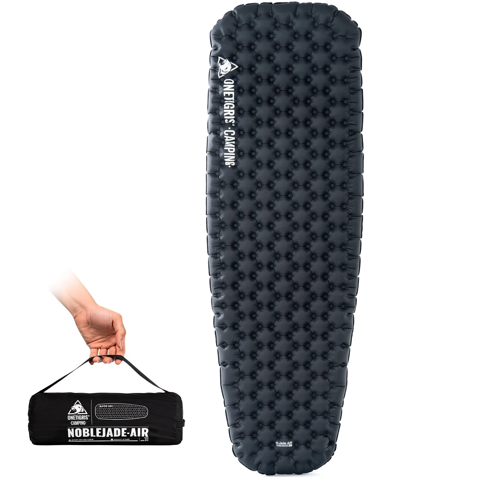 Onetigris NOBLE JADE Sleeping Pad High R-value R7.3 Camping Air Mattress Outdoor Cold-resistant Ultralight Portable Sleeping Mat