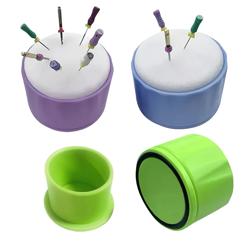 

Autoclavable Dental Endo File Clean Holder Endodontics File Stand Root Canal Cleaning Reamer With Sponge Dentist Instrument Tool