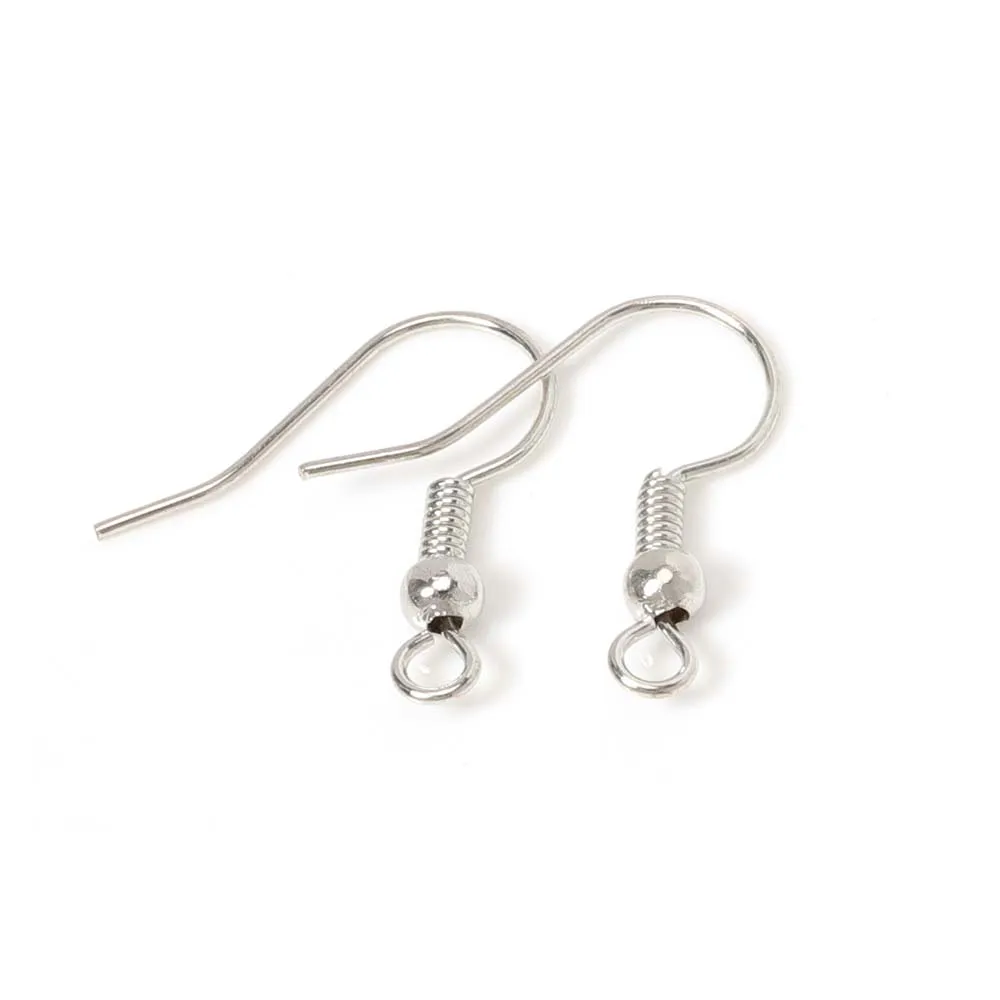 100 Stück Damen-Ohrhaken, baumelnde Ohrringe, Verschlüsse, Ohrringe, Drähte mit Perlen, Charms, Quasten für die Herstellung von DIY-Ohrschmuck