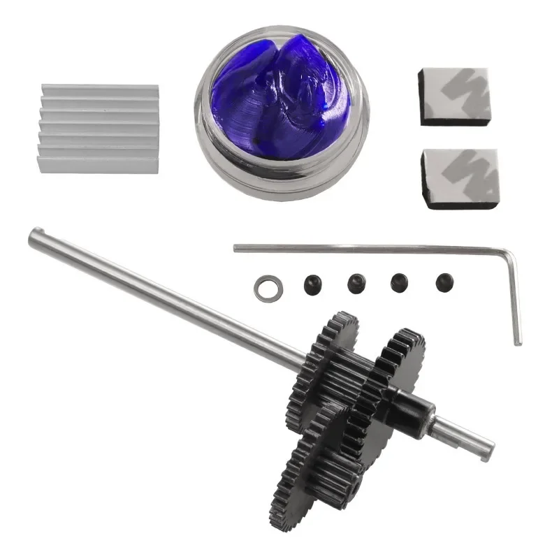 A30F-Gear aletas de refrigeración caja de cambios de Metal Control remoto Kit de actualización de coche para FY004 FY003 FY001 juego de aceite de engranaje