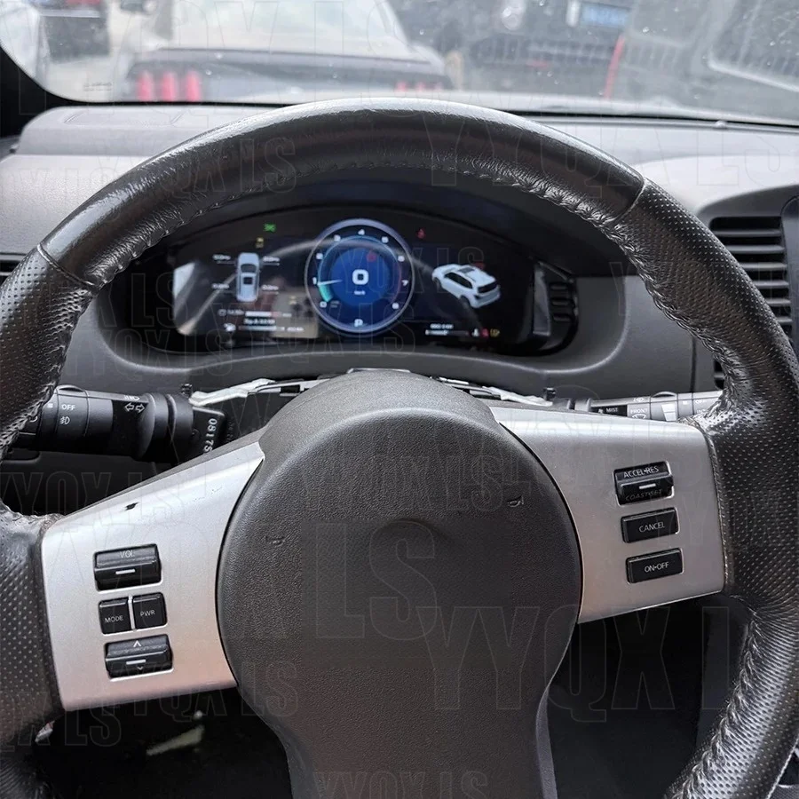 12.3” Cluster Odometer Screen For Nissan Pathfinder 2005-2010 LCD Instrument Panel Virtual Cockpit Speed Meter Car Dashboard