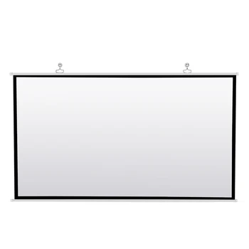 Portable Projector Screen for Home Theater Outdoor HD White Foldable Anti-Crease (120Inch)