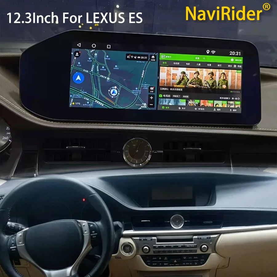 

12.3inch Android 13 For Lexus ES ES300 ES250 ES350 ES300h 2012-2018 Auto Gps Navigation Car Radio 4G Car Video Player Stereo