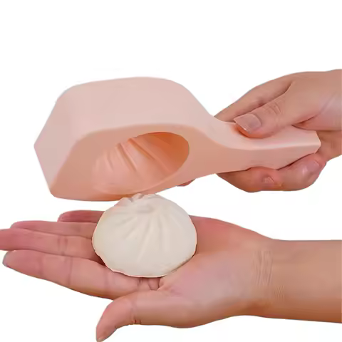 Easy Baozi Maker Mold Steamed Bun Dumpling Shaper for Homemade Chinese Buns, Perfect Shaped Bao &amp; Pastries, Kitchen Tool
