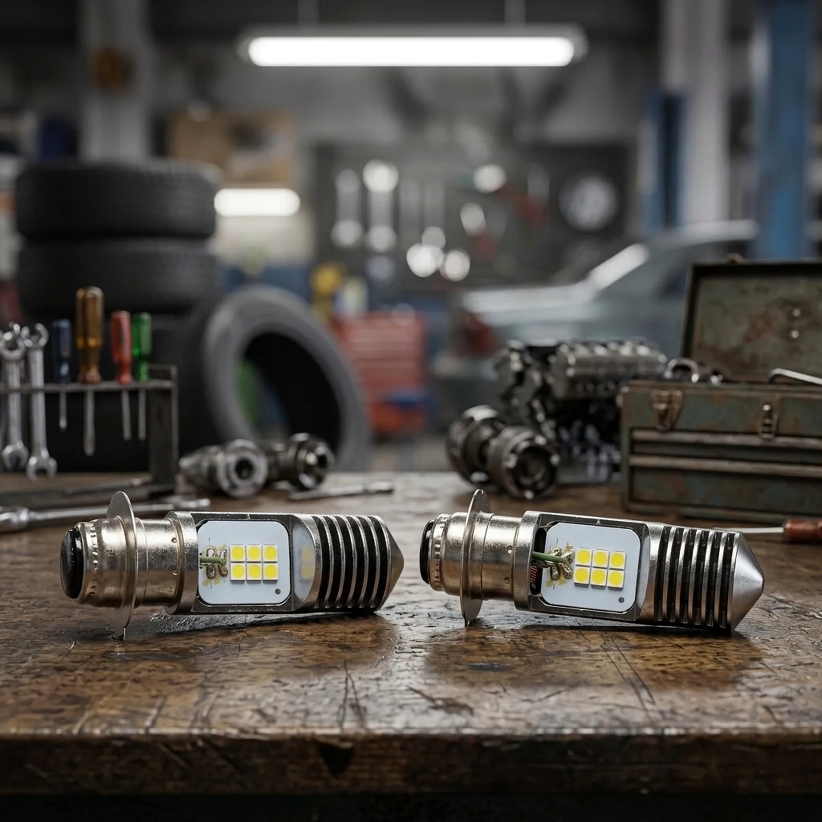3600 Lumens Bulbs PX15D P15D Bulbs Long-Lasting Bulbs Luminous Flux 3600 And Play Installation Night Driving 3600