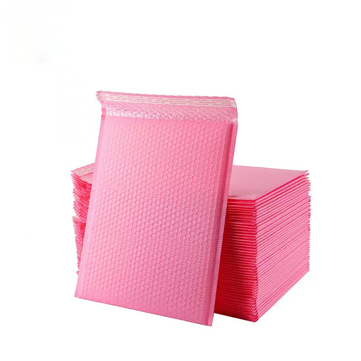 20 ชิ้น Bubble Mailers สีชมพู Poly Bubble Mailer Self Seal เบาะซอง