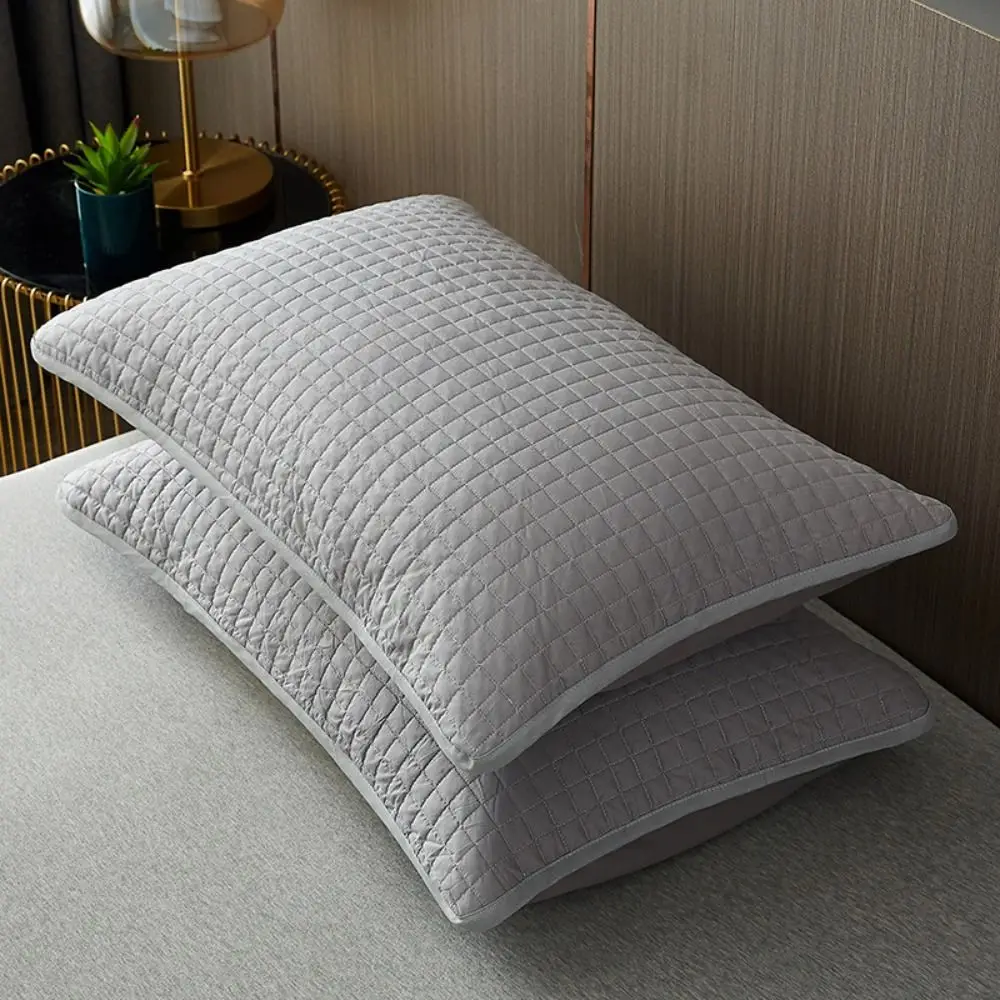 Cotton Pillow Cover Isolation layer Head oil Pillow Case Protector Anti Mite Sweatproof Pillow core protection household