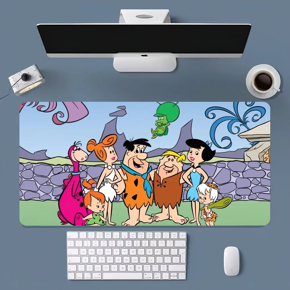 Cartoon The F-Flintstones Mouse Pad Office Large Small Computer PC Keyboard Rubber Game Anti-Slip Mice Mat Big