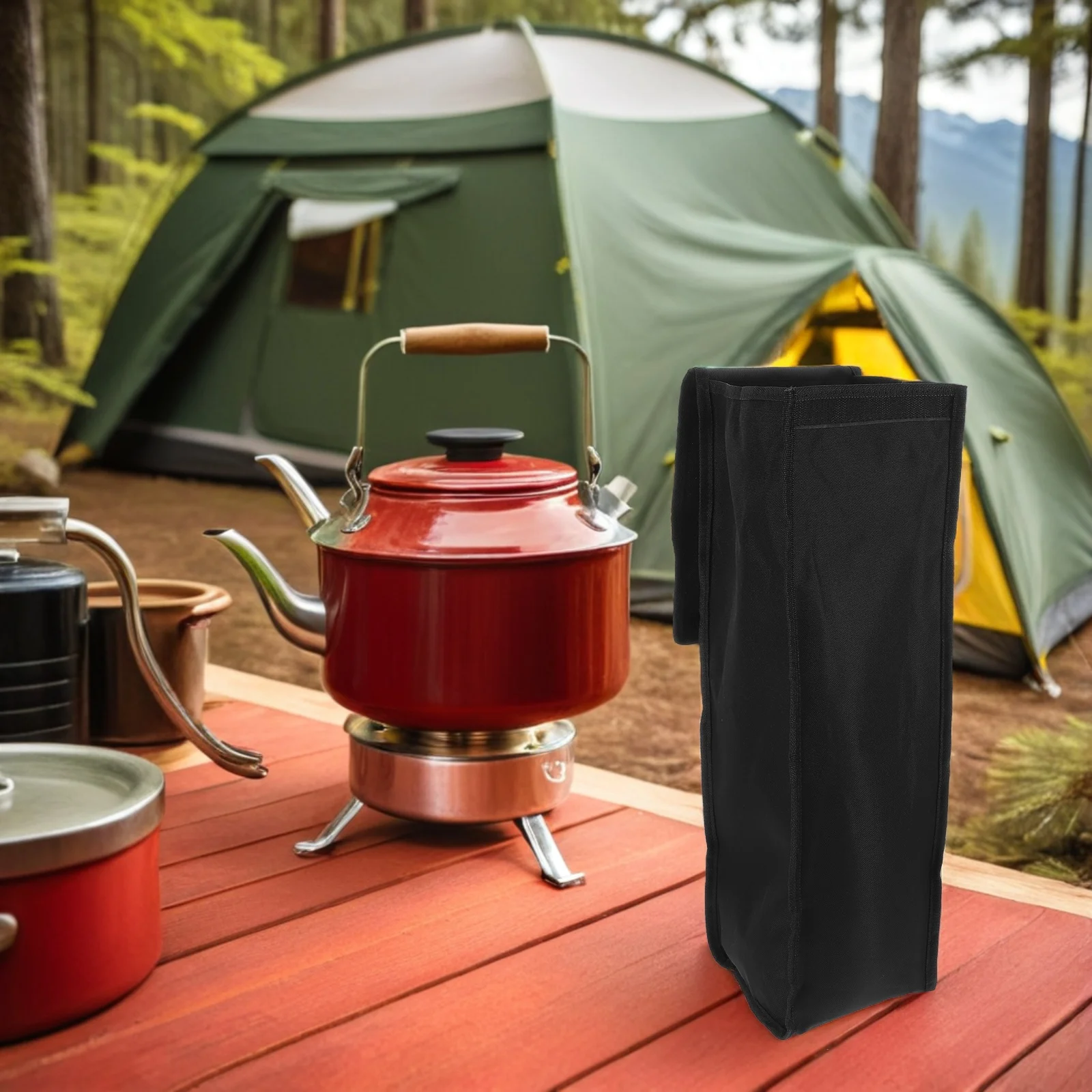 

Grill Storage Bag Bbq Tool Organizer Waterproof Oxford Cloth Foldable Design for Outdoor Grill Utensils Storage Portable Bbq