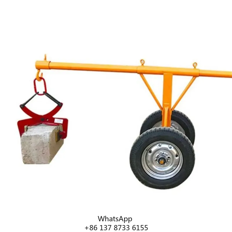 High - End Customizable Trolley Dolly For Roadside Stone Fixture Transfer In Material Handling At Construction Site