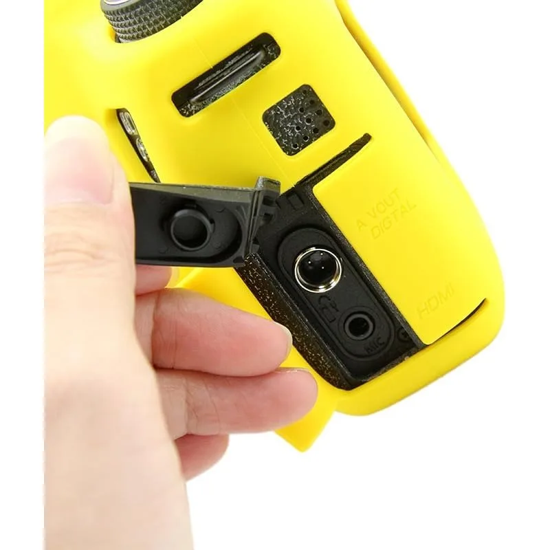 For Canon 6D Soft Rubber Silicone Camera Case protective cover body,  anti-scratch and waterproof + 1PCS Free Tempered Film