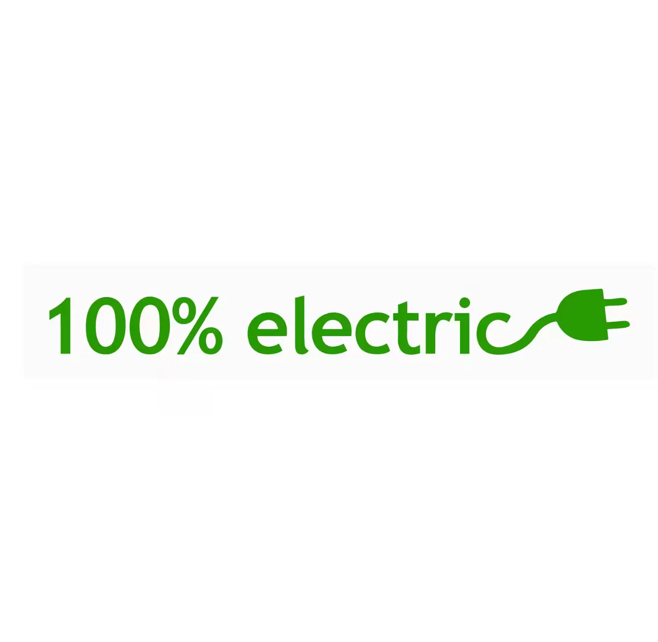 

8inch 100 Electric Plug Die Cut Vinyl Stickers Decal for Electric Cars / Trucks