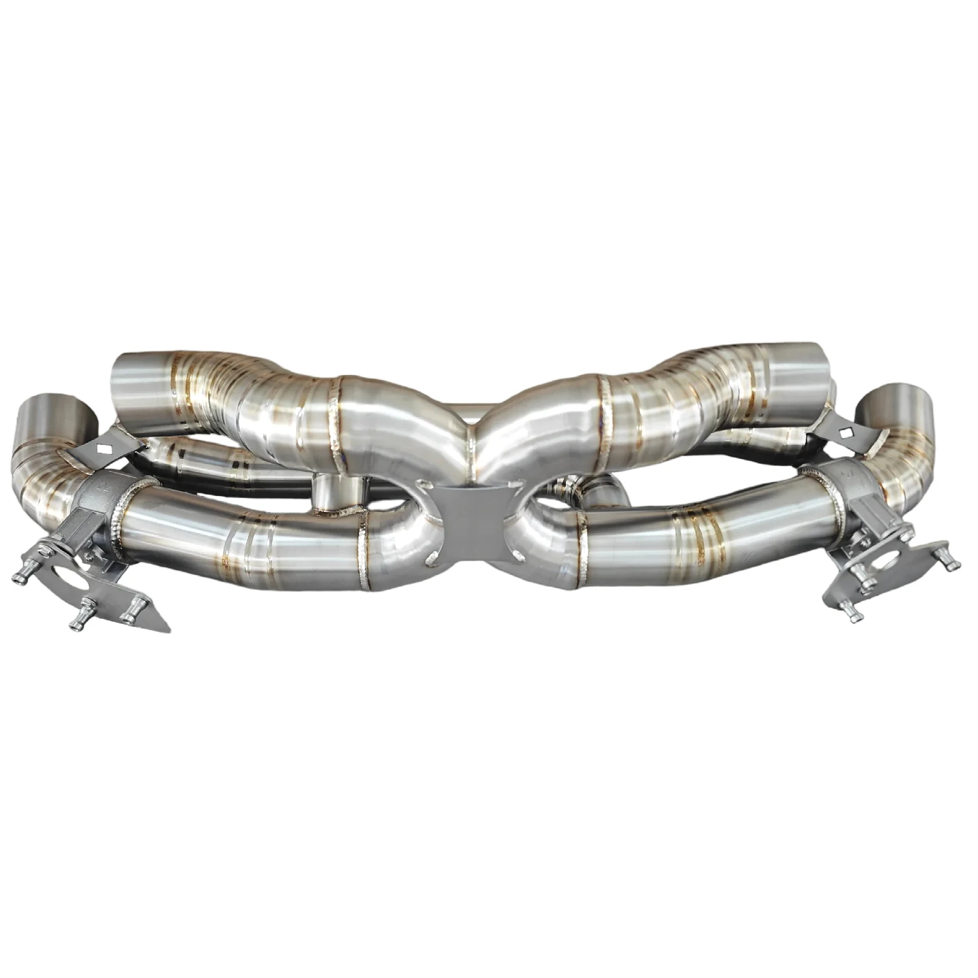 AKS Titanium Alloy Exhaust System For Porsche 992 911 Turbo S Catback Exhaust