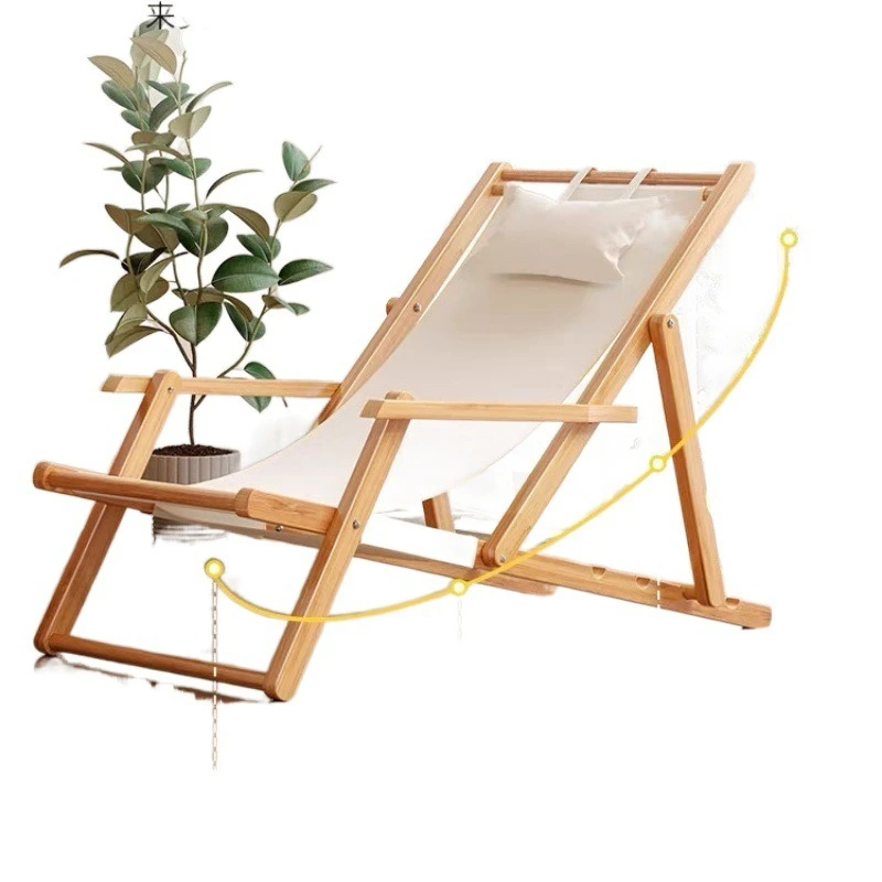 

Balcony winter sun chair recliner folding chair outdoor beach chair camping canvas chair home balcony new