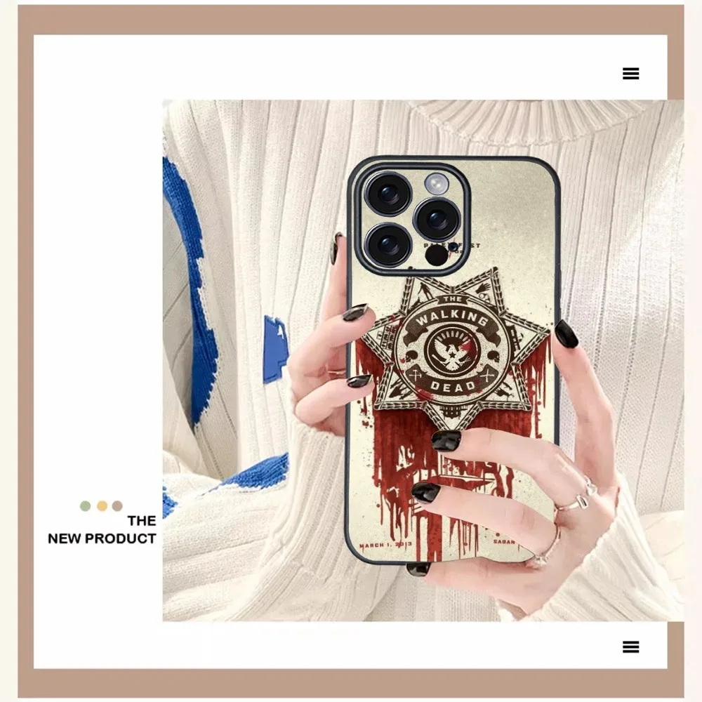 The W-Walking D-Dead Phone Case For iPhone 16 15 14 13 12 11 PRO MAX PLUS Mini TPU Soft to Skin-friendly case