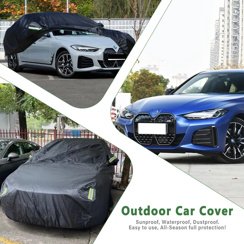 

Car Cover for BMW I4 - Outdoor Full Body Protection, Waterproof Dustproof Heat-Resistant, All-Season Use Exterior Accessories