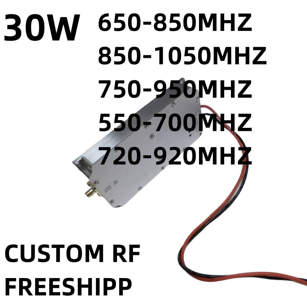 30W  650-850MHZ 850-1050MHZ 750-950MHZ 550-700MHZ f720-920FoR RF POWER amplifier NOISE GENERATOR