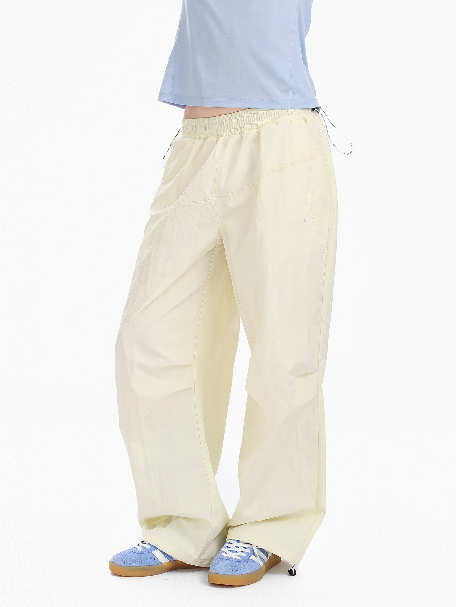 DSU Paratrooper Pants Women's Loose Casual Wide Leg Travel Sports Trousers Autumn Outdoor City Outdoor Style Natural Waist