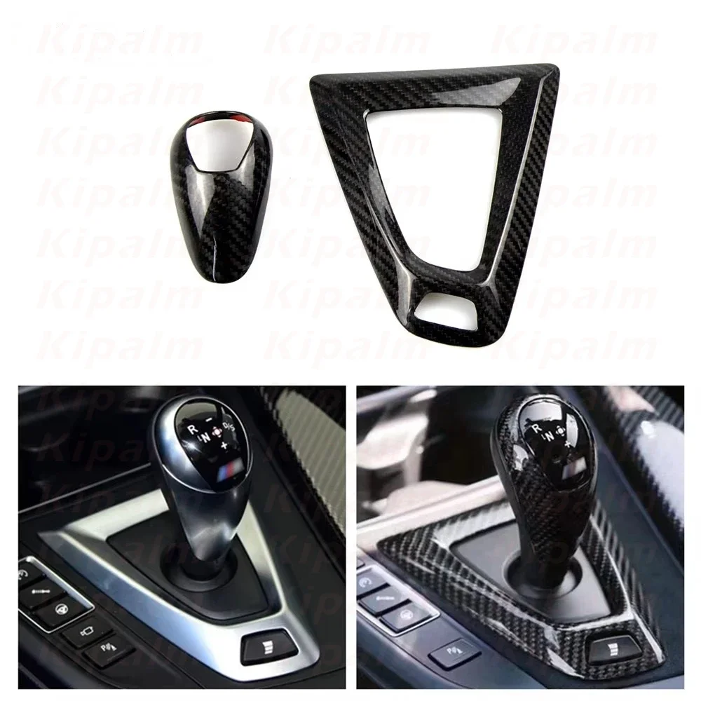 

Kipalm Carbon Fiber Gear Shift Panel Cover for BMW M2 F87 M3 F80 M4 F82 F83 M5 F10 F85 X5M F86 X6M F12 F13 Knob Trim Sticker