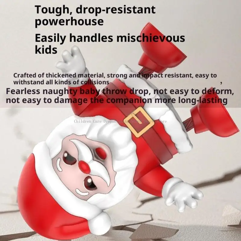 سانتا الراقص مع الموسيقى والأضواء، سانتا الراقص التفاعلي مع حركات الرقص الرشيقة، سهلة الإعداد الكهربائية المتحركة لعيد الميلاد