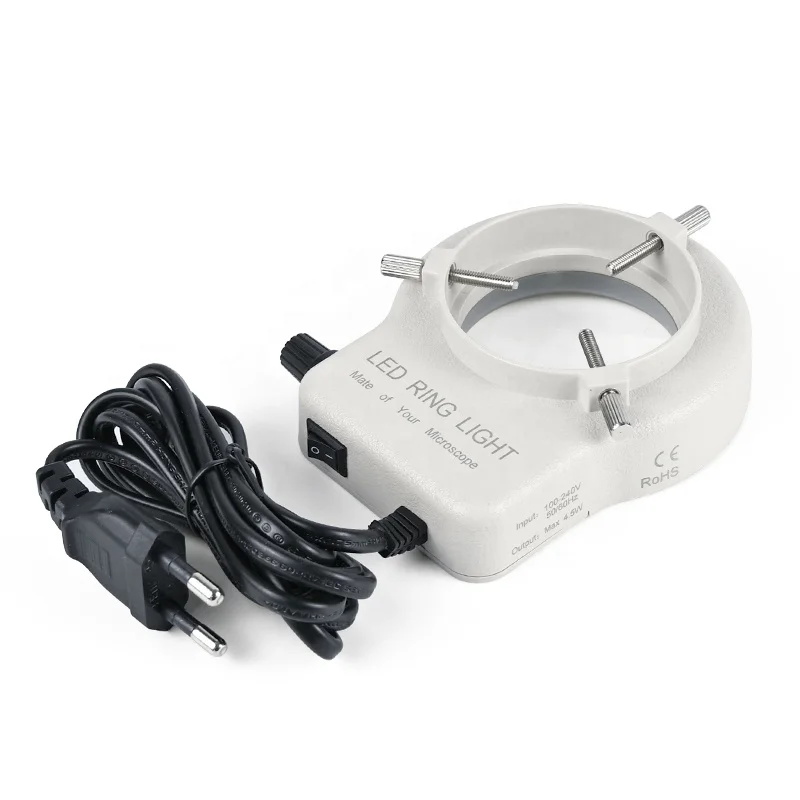 

LED-77 SMD Chip Bulb Microscope LED Ring Light Source Illuminator With Diffuser