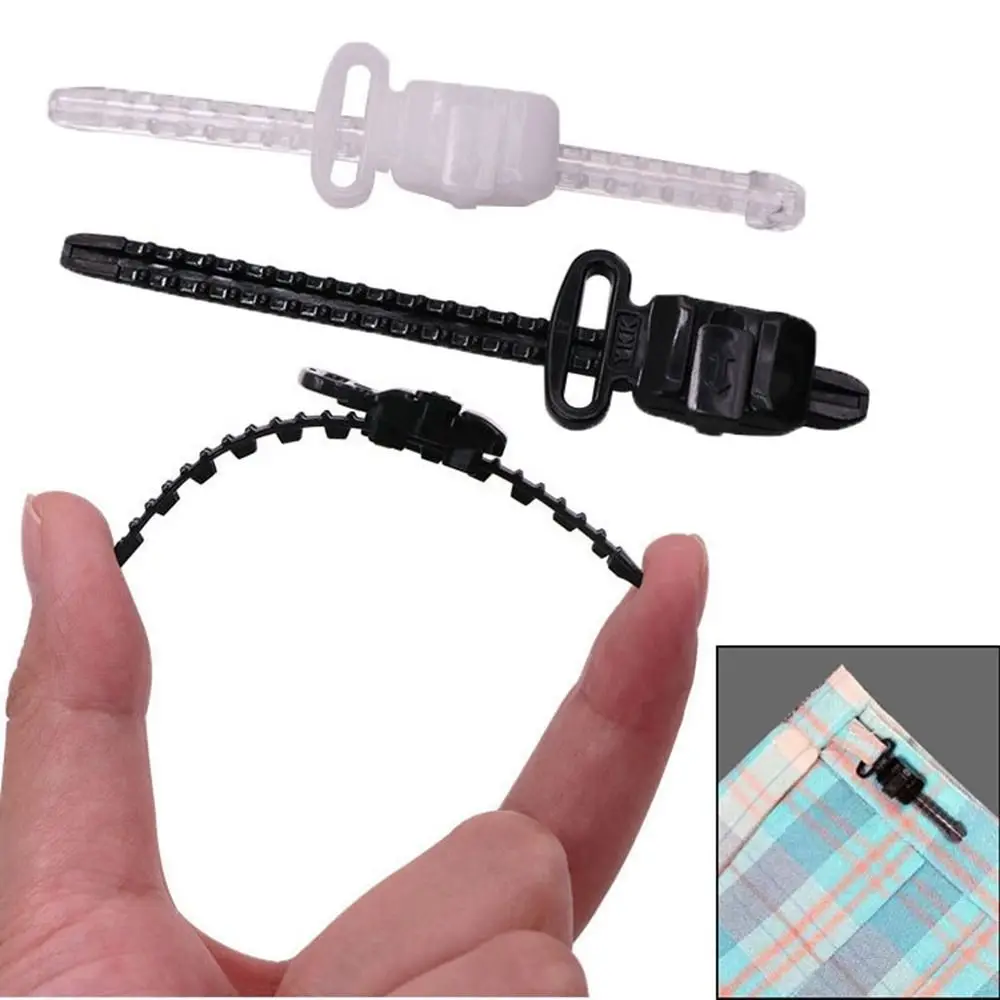 5pcs High Quality Black/White Adjusting Clips 6/8cm Plastic Uniform Wire Adjusting Luggage Accessories