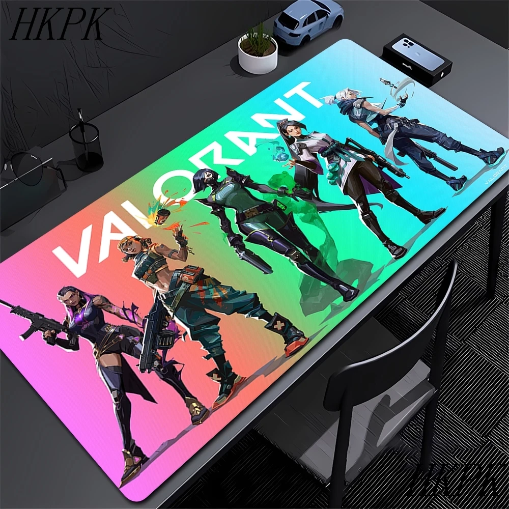 Valorant ماوس الوسادة الألعاب 90x40 الكمبيوتر HD مخصص جديد ماوس الوسادة مع Lockedge ماوس حصيرة المطاط الطبيعي المضادة للانزلاق لينة الجدول حصيرة #3
