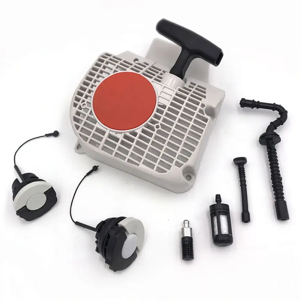 For STIHL MS210 MS230 MS250 Chainsaw Replacement Parts Recoil Starter Fuel Pipe Tank Cap Oil Tube Garden Power Tools
