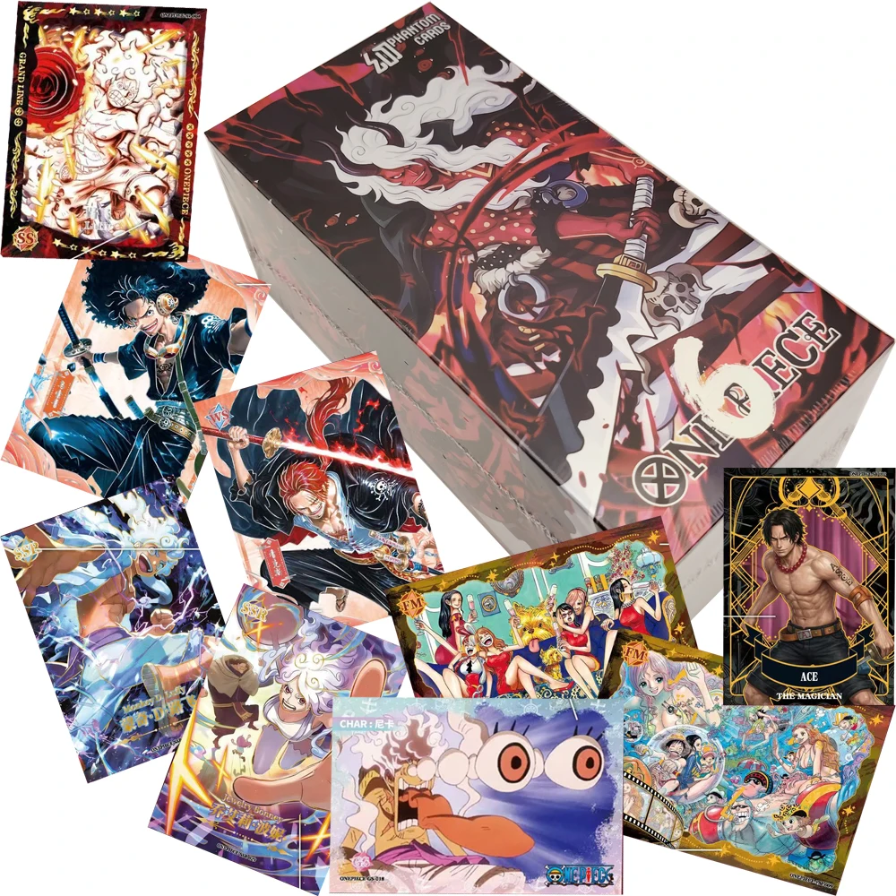 One Piece Rare Limited Collection Cards with English Monkey D. Luffy Shanks Hancock Charm Characters Exquisite Card Adult‌ Gifts