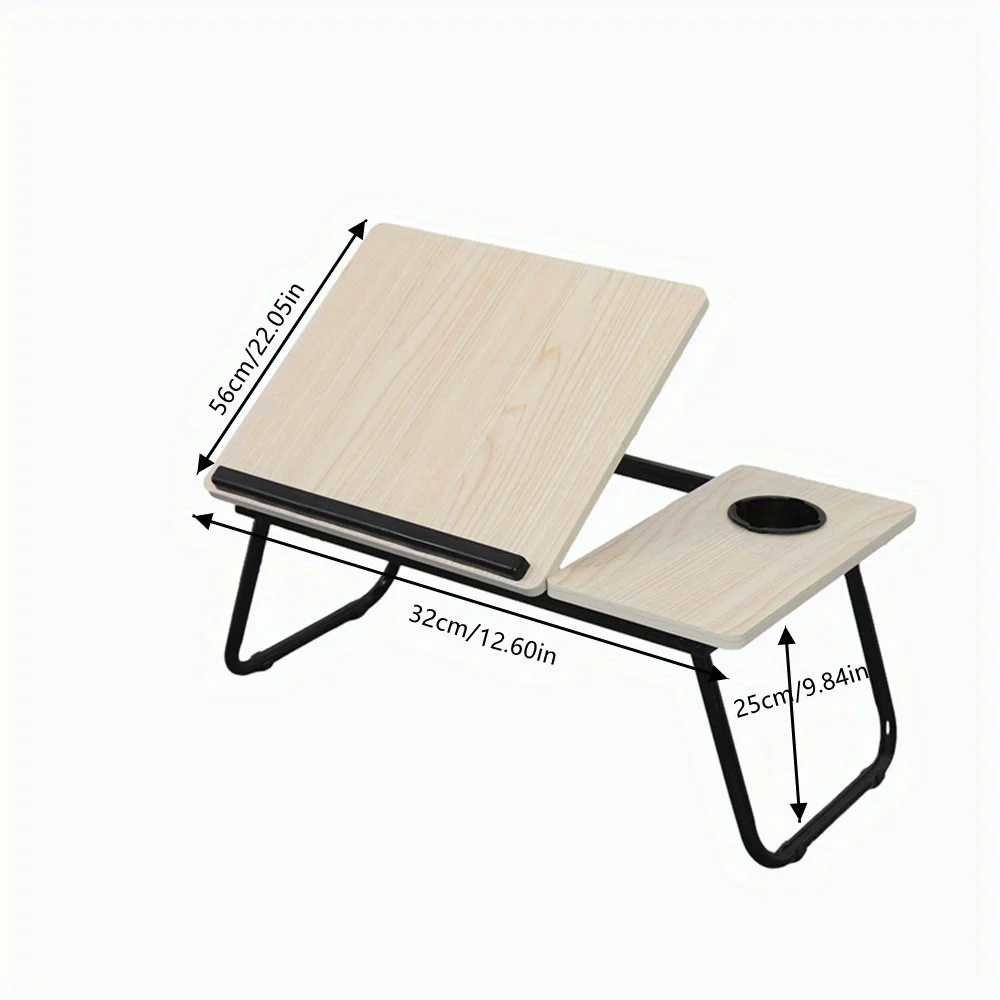 Adjustable Portable Folding Table: Multi-functional laptop table and work table for bed/sofa/couch/floor