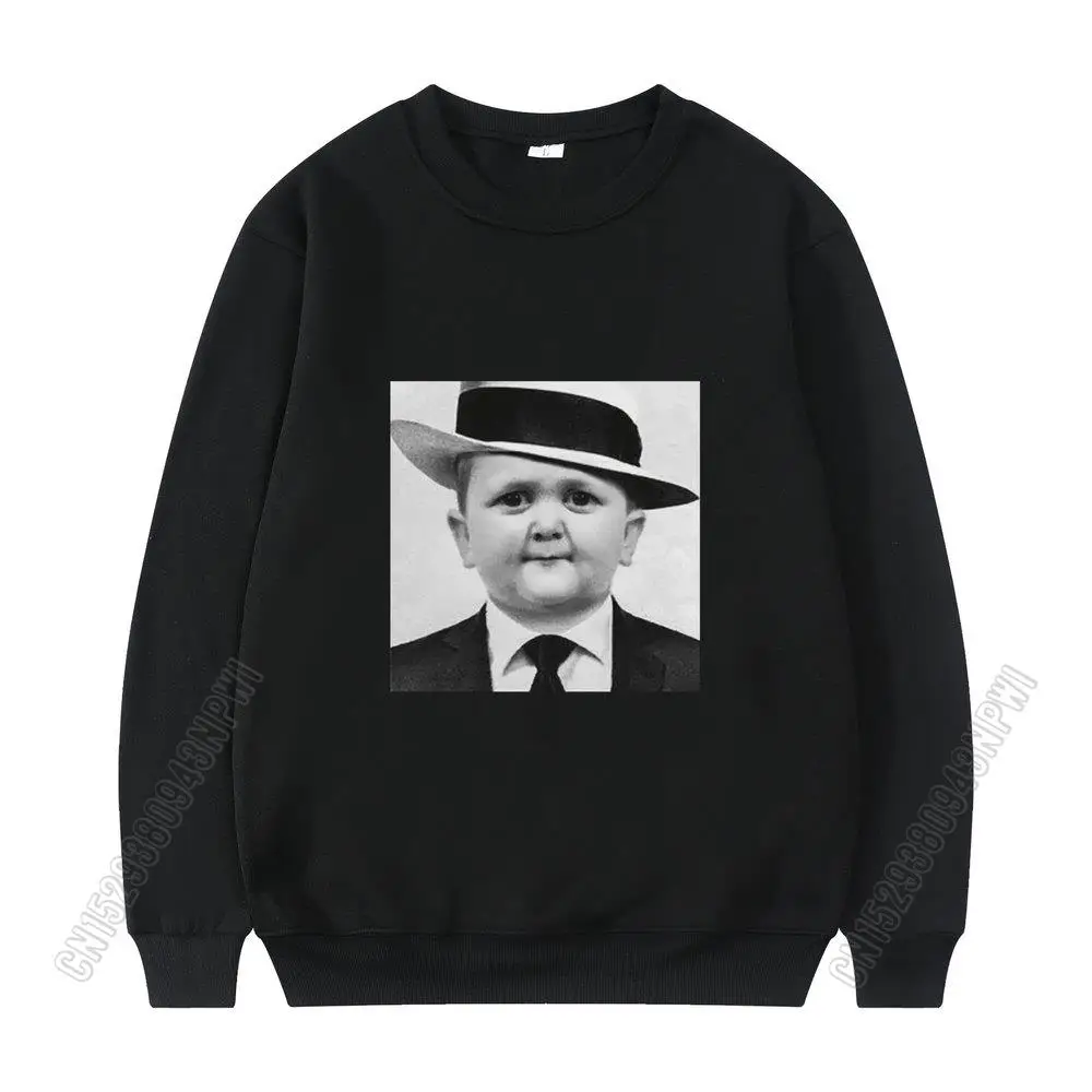 Hasbulla Magomedov Russia Blogger Fighting Meme Retro Simple Print Winter Loose Men Long Sleeve Oversized Pullovers Tide