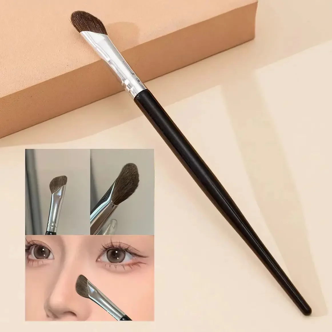 Beauty Makeup Eyeshadow - 1/2 Buah Kuas Bayangan Hidung 3D,