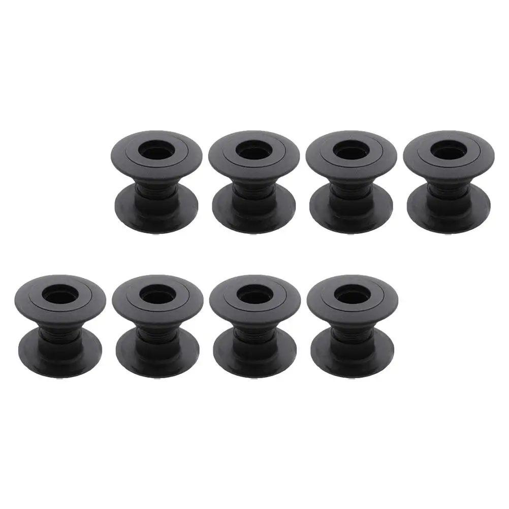 

8Pcs Tabletop Foosball Bearing Rod Bushings for Football Machine Tables Easy Install Threaded Design No Screws Needed Premium