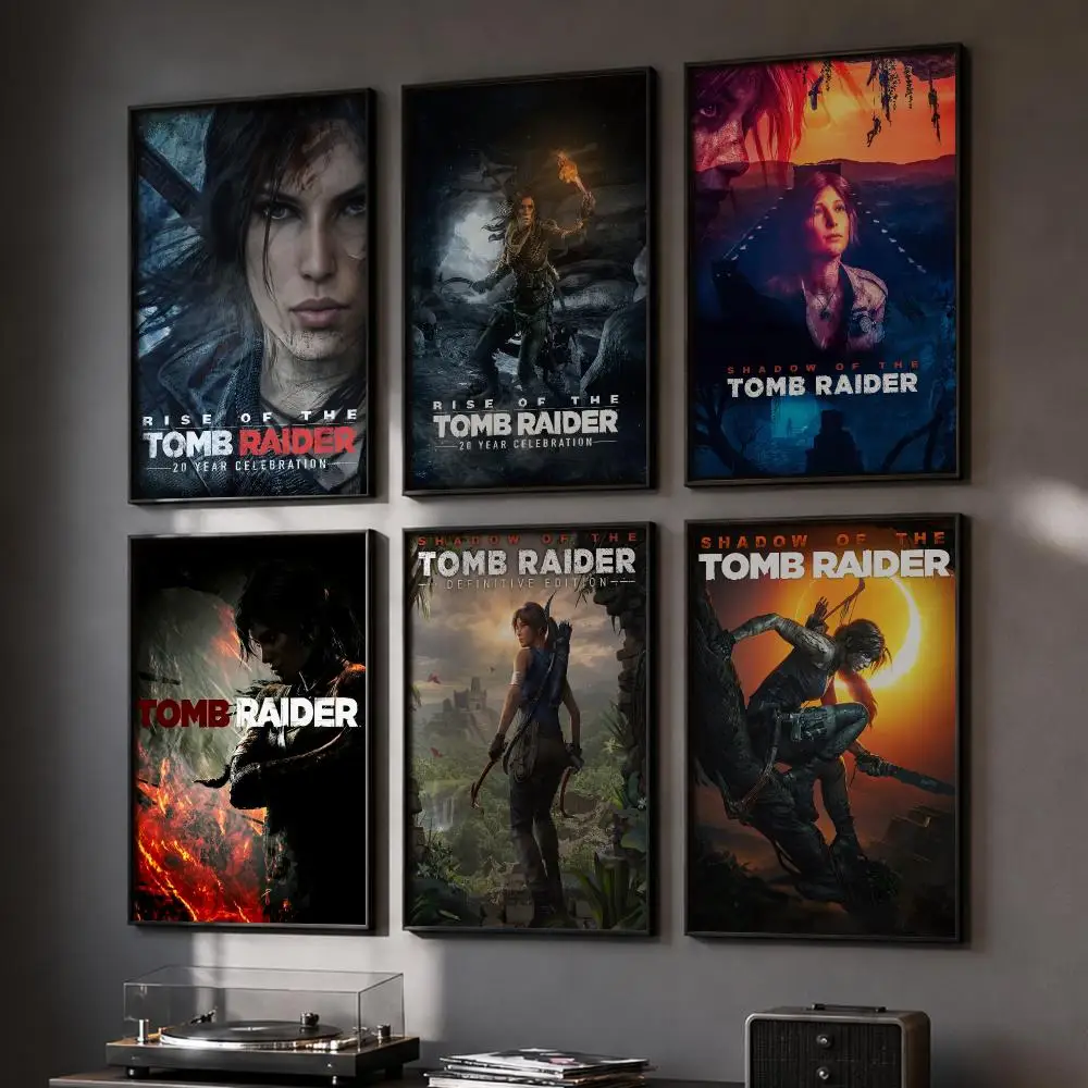 S-Shadow Of Tomb Raider Poster HD Home Wall Stickers House Hallway Living Room Bedroom Bar Office Decor Art Prints