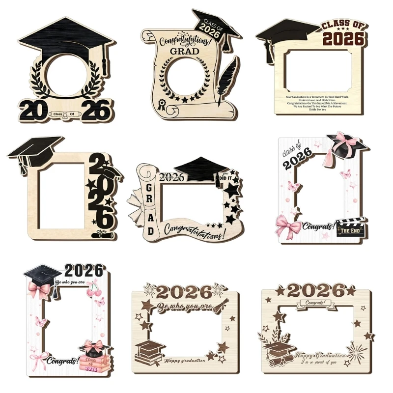 Rural Yet Elegant Picture Holder Wooden Display Frame Upgrades Produced Specifically for Commemorating 2026 Graduation