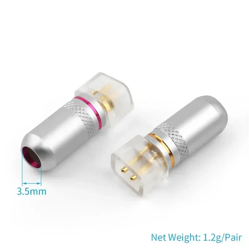 Audiophile 0.78mm Earphone Plug Adapter For UE18PRO UE11PRO 7PRO Headphone Cable Copper Gold Plated 2 Pins Audio Jack Connectors view 4