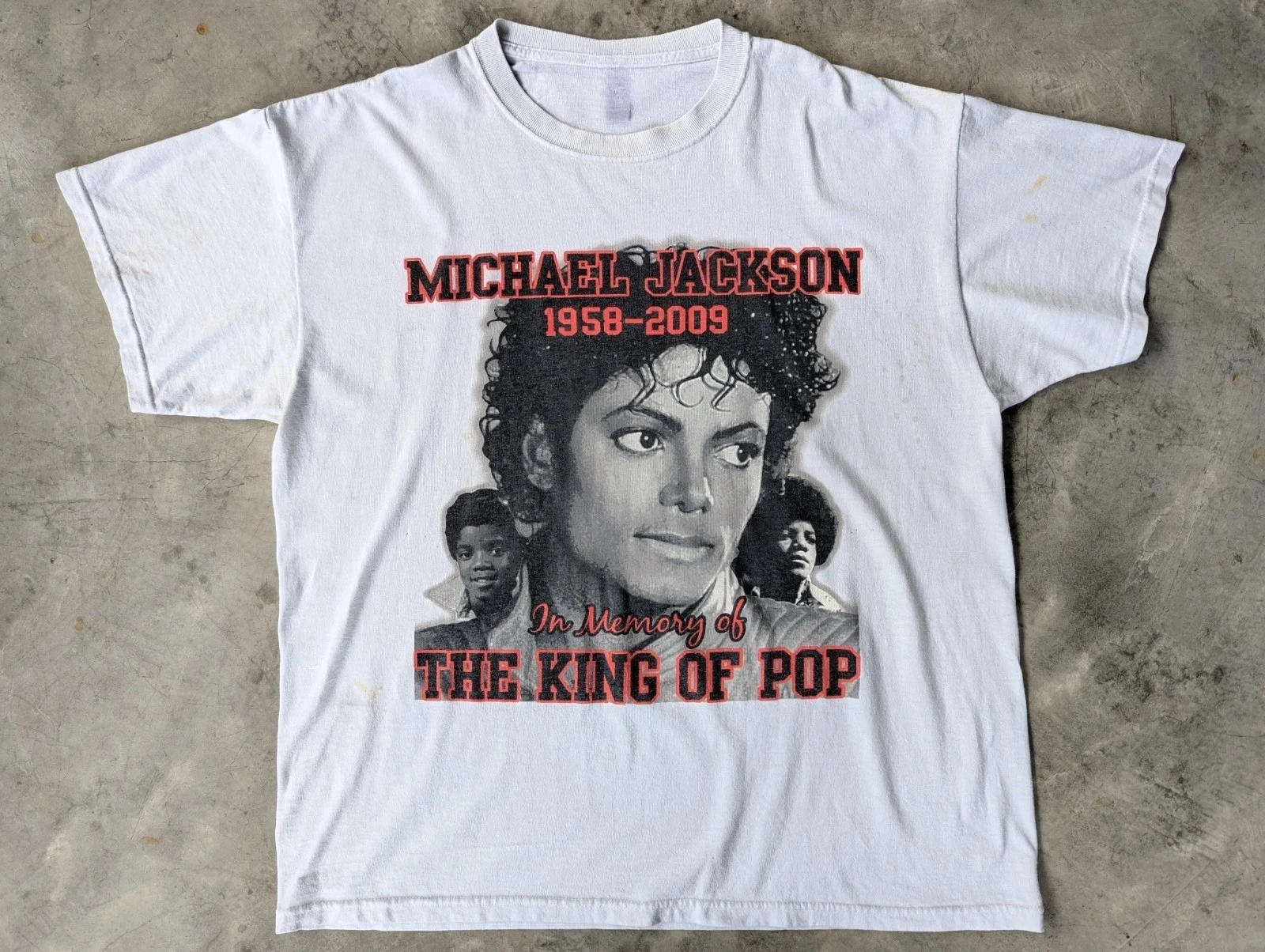 Vintage Michael Jackson commemorative graphic 