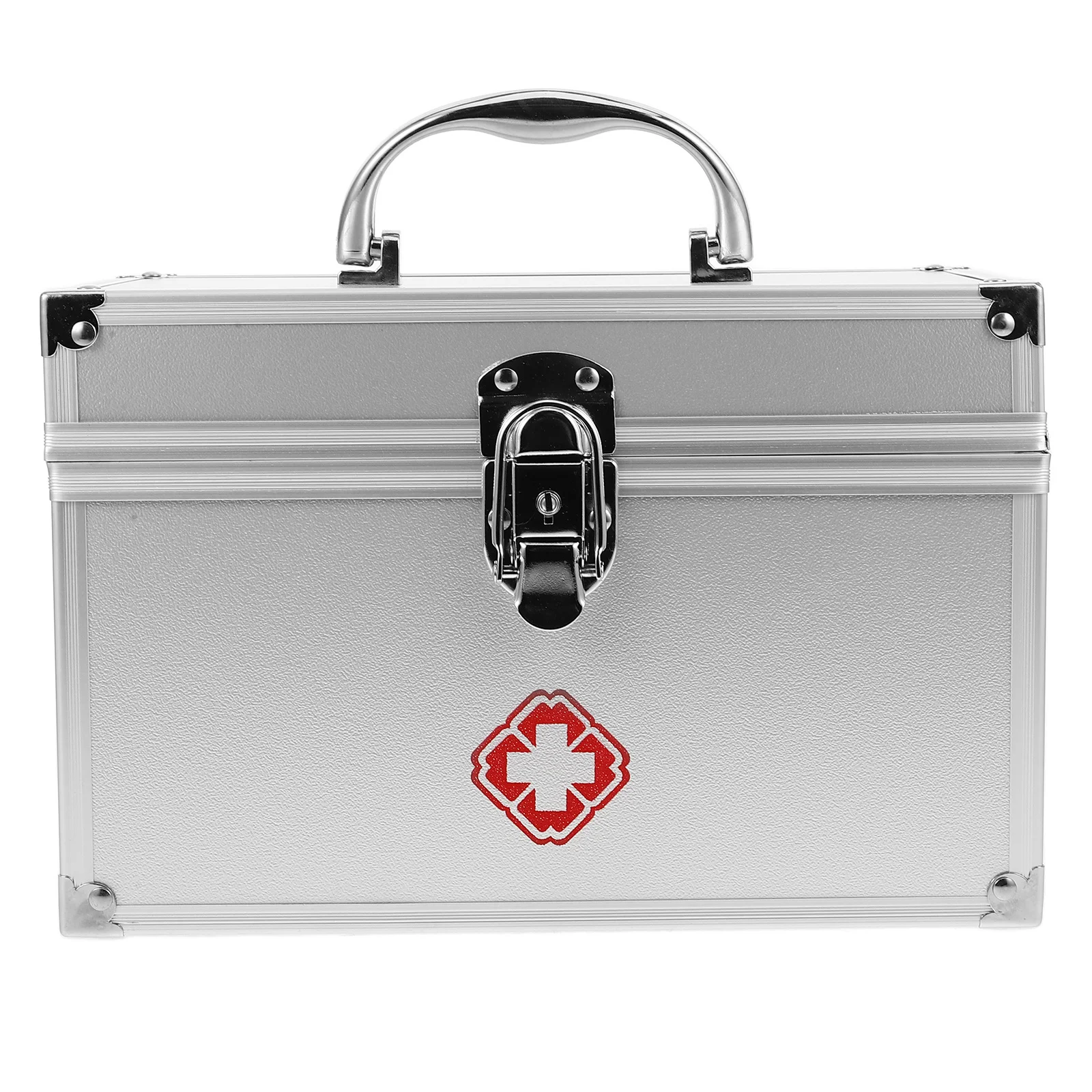 صندوق الإسعافات الأولية بسعة كبيرة حقيبة تخزين الأدوية المحمولة للمنزل والمدرسة والتخييم في الهواء الطلق منظم أدوات الطوارئ قوي #6