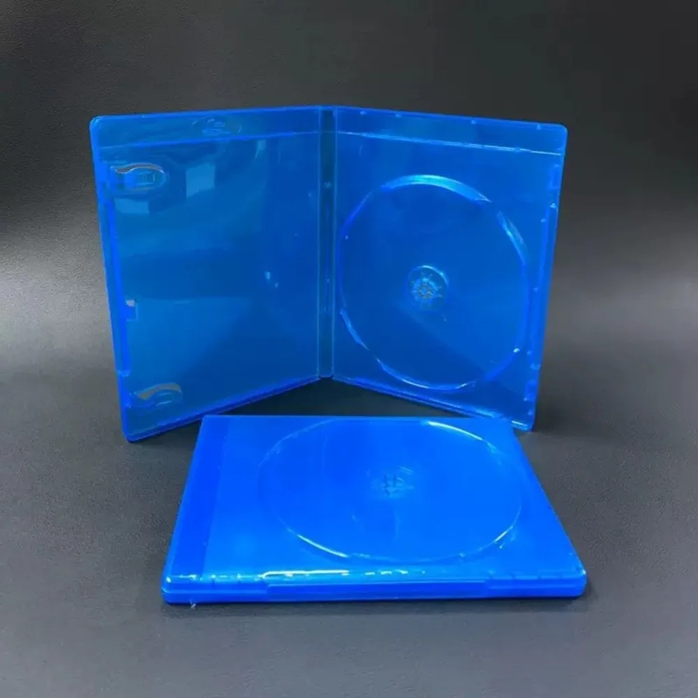 170*135*11mm CD Game Case Plastic Protective Cover Game Disk Holder CD DVD Discs Storage Box for PS4 PS5 Game Disk Storage