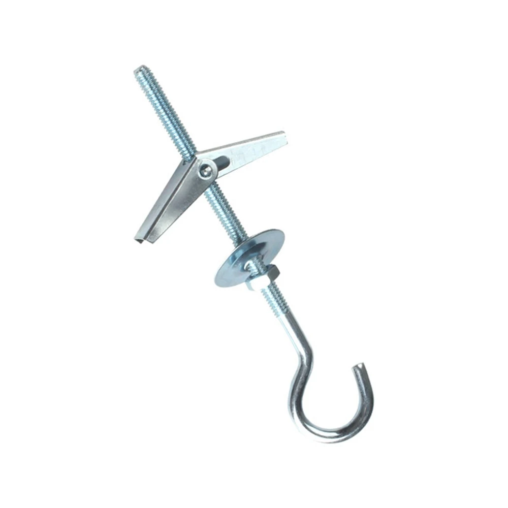 

Carbon Steel Heavy Duty Cavity Hanging Plants Plasterboard Ceiling Hook Wall Fixing Wing Bolts Hanger Wall Hooks