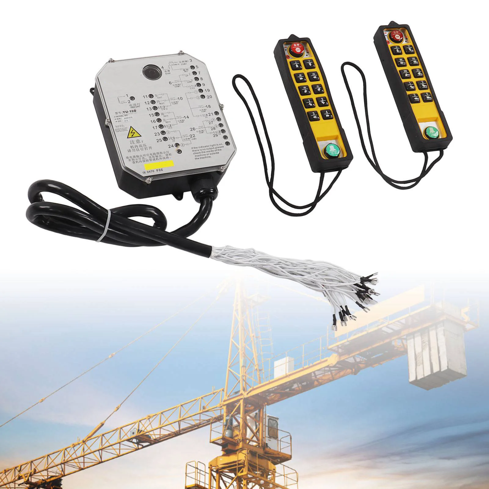 رافعة لاسلكية للتحكم عن بعد ضد السقوط مقاومة للماء رافعة كهربائية للتحكم عن بعد للرافعة اللاسلكية للتحكم عن بعد