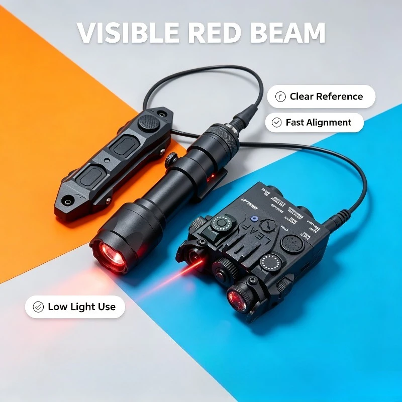 Long Range High Bright Adjustable Beam Dual Control Light Tube for Field Road Patrol Inspection